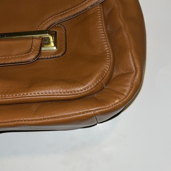 Coach Vintage Taylor Brown Leather Flap Bag - Picture 5 of 9